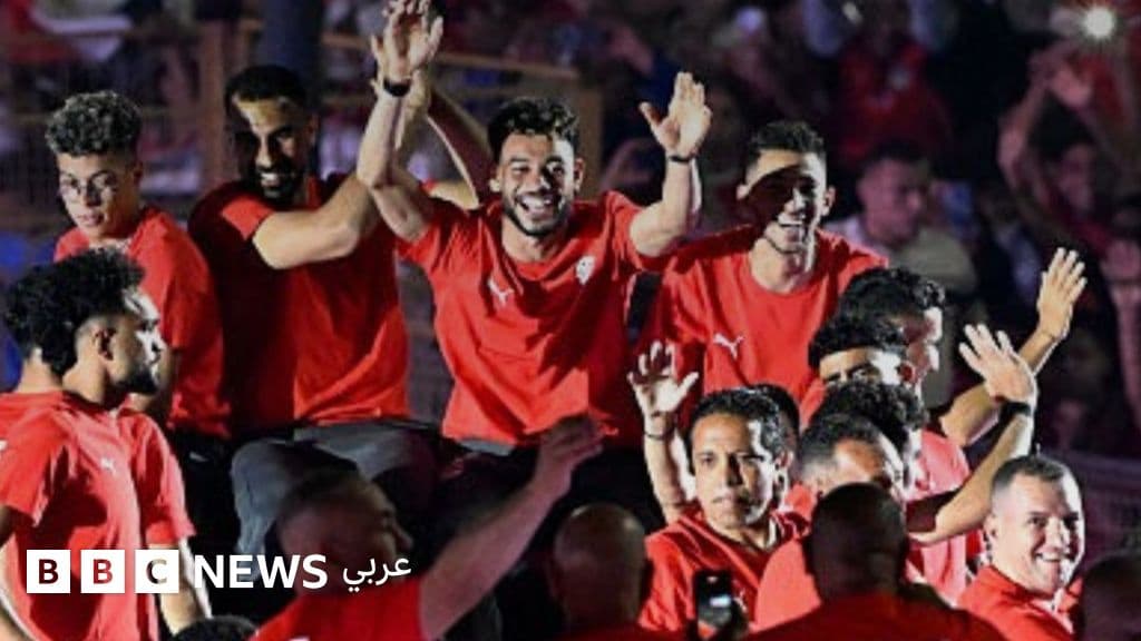 احتفال ثان بمنتخب مصر في استاد القاهرة يثير انتقادات